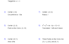 Algebra 2 Worksheets Conic Sections Worksheets Writing Linear