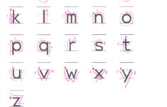 Alphabet Writing Sheet Lowercase