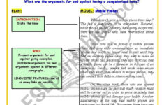 ARGUMENTATIVE ESSAY ESL Worksheet By Lanoe