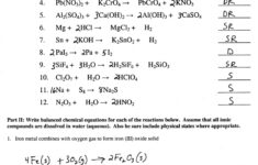 Balancing Chemical Equations Worksheet Grade 10 Db excel