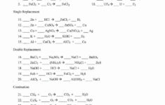 Balancing Equations Practice Worksheet Answers Balancing Equations