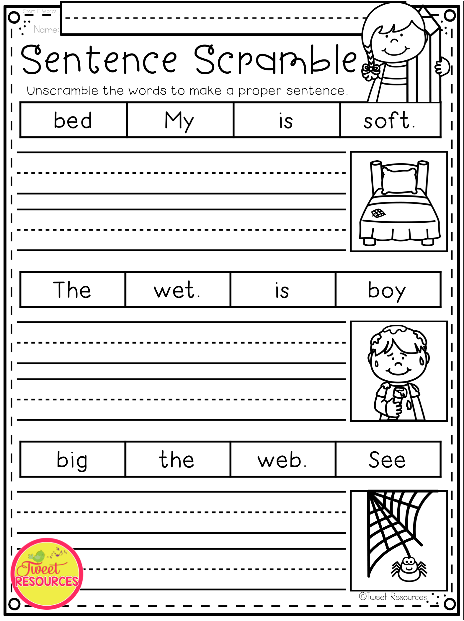 Beginner 1st Grade Writing Worksheets For Grade 1 Thekidsworksheet