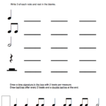 Beth S Music Notes 1st Grade Practice Writing Notes And Rests