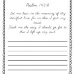 Bible Verse Copywork About Love In Cursive Made By Teachers