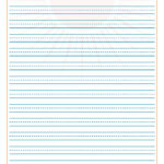 Blank Handwriting Worksheet 3 Lined For Cursive Writing Practice