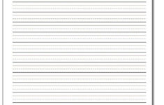 Blank Handwriting Worksheets For Kindergarten Worksheet For