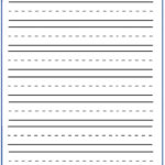 Blank Handwriting Worksheets For Kindergarten Worksheet For