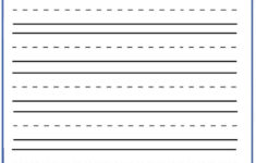 Blank Handwriting Worksheets For Kindergarten Worksheet For