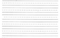 Blank Handwriting Worksheets For Kindergarten Worksheet For