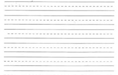 Blank Handwriting Worksheets For Kindergarten Worksheet For