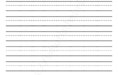 Blank writing practice worksheet Your Home Teacher