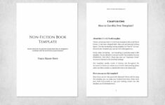 Book Writing Template Microsoft Word Addictionary