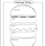 Burger Writing Worksheet