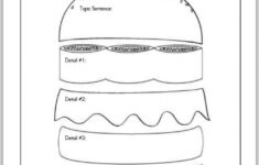 Burger Writing Worksheet