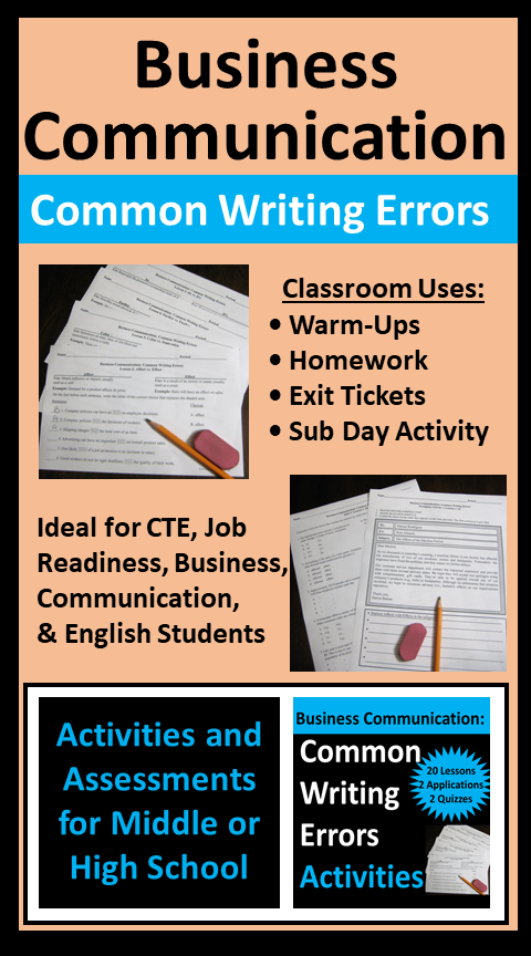 Business Communication Writing Lessons For Students Business 