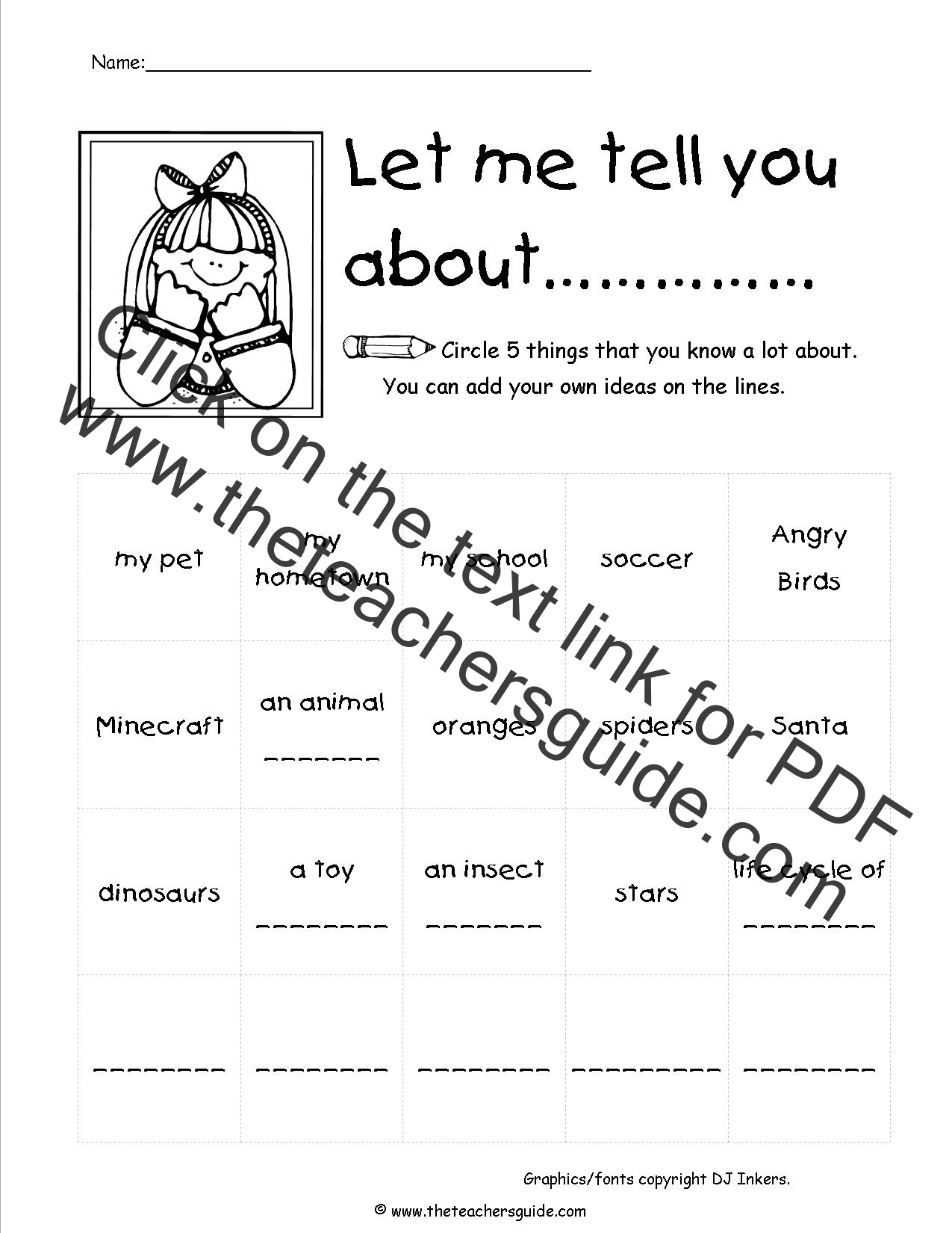 CCSS ELA Literacy W 2 2 Worksheets