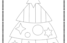 Christmas Trace And Color Pages Fine Motor Skills Pre writing