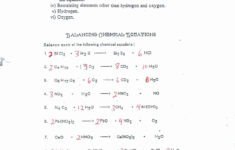 Ck 12 Balancing Equations Answer Key 12 Best Images Of Balancing