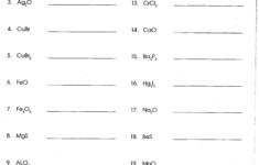Collection Of Ionic Compounds Naming Worksheet Free Worksheets Samples