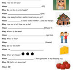 Complete The Dialogue Online Worksheet