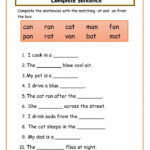 Complete The Sentence Worksheets 99Worksheets