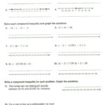 Compound Inequalities Worksheet You Calendars Https Www