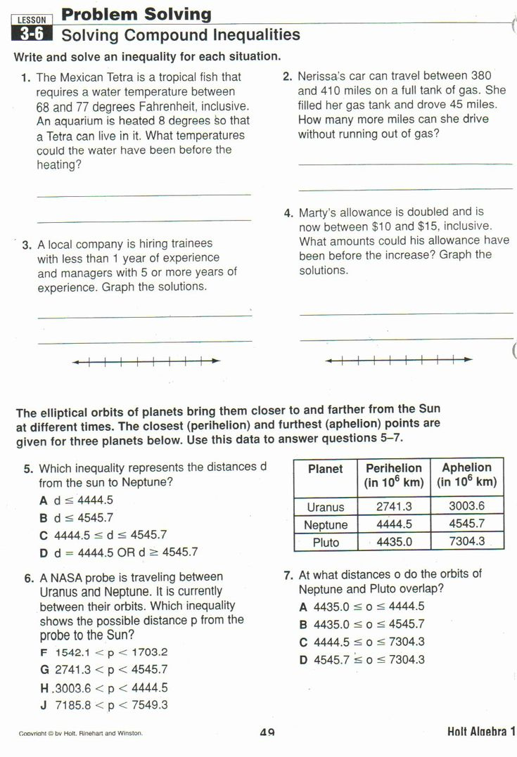 Writing Inequalities From Word Problems Worksheet Writing Worksheets