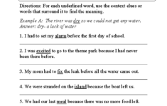 Context Clues Worksheets Context Clues Worksheets Part 1 Beginner