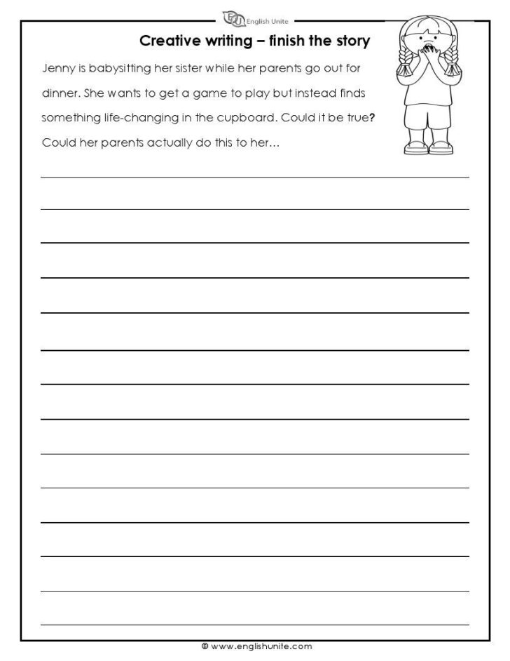 Creative Writing Topics For Grade 3 Worksheet