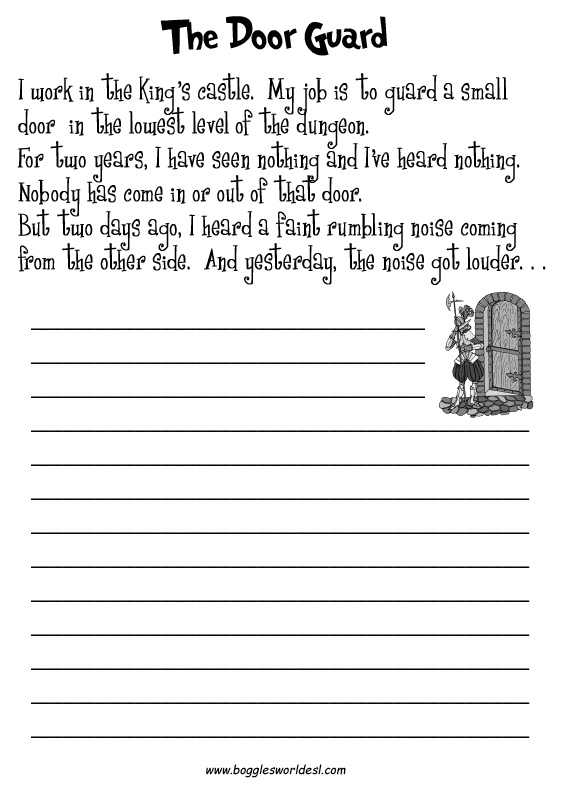 Creative Writing Worksheets For Grade 5 5th Grade Writing Worksheets