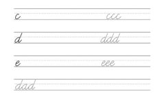 Cursive Alphabet Dotted Lines AlphabetWorksheetsFree