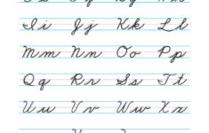 Cursive Alphabet Grade 2 AlphabetWorksheetsFree