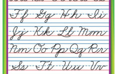 Cursive Alphabet Grade 2 AlphabetWorksheetsFree
