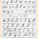 Cursive Alphabet Sheet Printable AlphabetWorksheetsFree