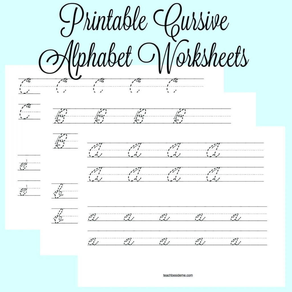 Alphabet Cursive Writing Worksheets | Writing Worksheets