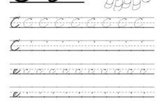 Cursive C Worksheet