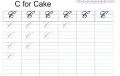 Cursive Captial Letter C Worksheet Cursive Small Letters Cursive
