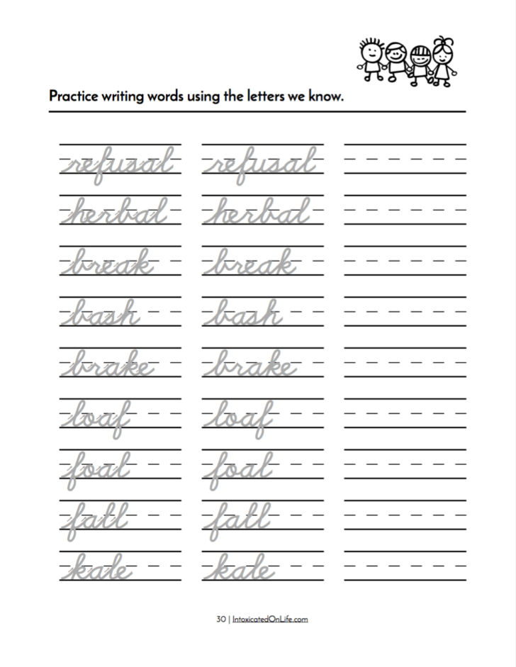 Cursive Creations A Beginners Guide To Handwriting | Writing Worksheets