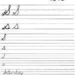 Cursive Handwriting Practice Free Download