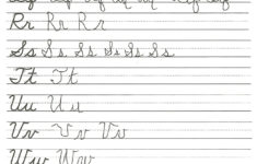 Cursive Handwriting Practice Worksheets For Adults Download Printable