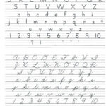 Cursive Handwriting Worksheets For Kids Pointeuniformclub Db Excel