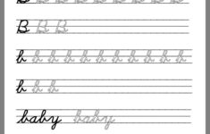 Cursive K5 Learning AlphabetWorksheetsFree