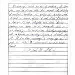 Cursive Paragraph Worksheets Printable Learning How To Read
