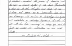 Cursive Paragraph Worksheets Printable Learning How To Read