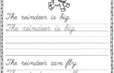 Cursive Sentences Worksheets Printable Cursive Paragraph Worksheets