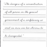 Cursive Worksheets For 3rd Grade