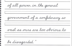 Cursive Worksheets For 3rd Grade