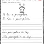 Cursive Worksheets For 5th Grade