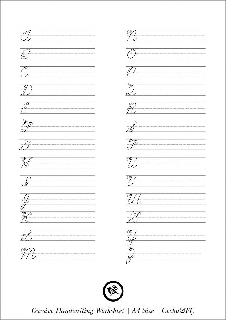 Cursive Worksheets For Adults Resultinfos By A To Z Handwriting Works 
