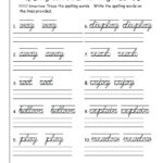 Cursive Writing For 5th Graders Name Tracing Generator Free